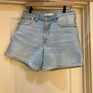 Abercrombie & Fitch Light Wash Jean Shorts